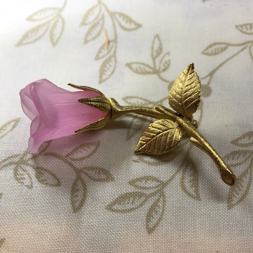 Pink Rose Pin